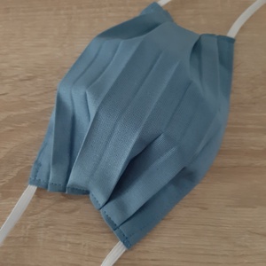 Drótos textil arcmaszk férfiaknak - világos farmerkék - férfi & uniszex - férfi & uniszex - Meska.hu
