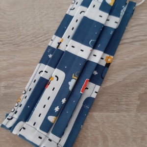 Gyermek textil maszk - sötétkék, városi forgalom - maszk, arcmaszk - gyerek - Meska.hu Gyermek textil maszk - sötétkék, városi forgalom - maszk, arcmaszk - gyerek - Meska.hu