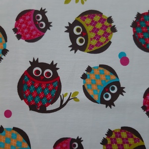 Gyermek textil maszk - fehér, duci baglyokkal - maszk, arcmaszk - gyerek - Meska.hu Gyermek textil maszk - fehér, duci baglyokkal - maszk, arcmaszk - gyerek - Meska.hu