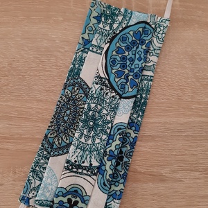 Drótos textil arcmaszk hölgyeknek - mandalás, kék árnyalatokban - maszk, arcmaszk - női - Meska.hu Drótos textil arcmaszk hölgyeknek - mandalás, kék árnyalatokban - maszk, arcmaszk - női - Meska.hu