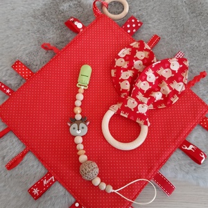 Karácsonyi baba szett - réni, Baba - mama, Baba játékok, Szundikendő, alvóka, Varrás, Horgolás, MESKA