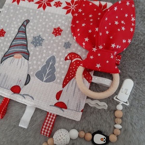 Karácsonyi baba szett - manók és pingvin, Játék & Sport, 3 éves kor alattiaknak, Alvóka & Rongyi, Varrás, Horgolás, MESKA