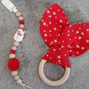Karácsonyi baba szett - manók és hóember - játék & sport - 3 éves kor alattiaknak - alvóka & rongyi - Meska.hu