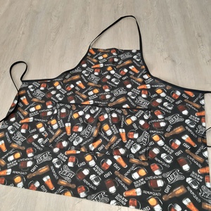 Férfi kötény sörimádóknak - otthon & életmód - konyhafelszerelés, tálalás - konyhai textil - kötény - Meska.hu