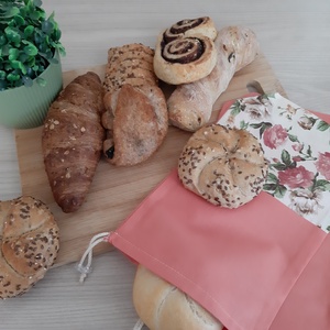 Bármitartó zsákocska szett - romantikus rózsákkal, vintage színvilágban, Táska & Tok, Bevásárlás & Shopper táska, Shopper, textiltáska, szatyor, Varrás, MESKA