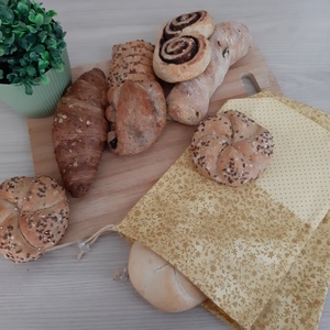 Bármitartó zsákocska szett - virágos, sárga színvilágban, Táska & Tok, Bevásárlás & Shopper táska, Shopper, textiltáska, szatyor, Varrás, MESKA