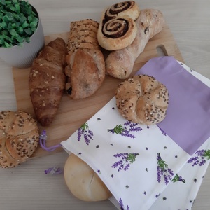 Bármitartó zsákocska szett - levendulás, lila színvilágban, Táska & Tok, Bevásárlás & Shopper táska, Shopper, textiltáska, szatyor, Varrás, MESKA