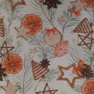 Ünnepi asztalközép, terítő - karácsonyi illatok, arany szállal szőve - otthon & életmód - konyhafelszerelés, tálalás - tálalás - terítő - Meska.hu