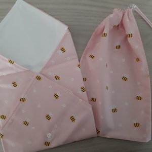 Prémium tízórais szett (2 db-os) gyerekeknek - zümis, csajos színvilágban - otthon & életmód - konyhafelszerelés, tálalás - konyhai textil - szalvéta - Meska.hu