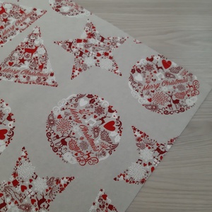 Ünnepi asztalközép, terítő - natúr alapon karácsonyi minta - otthon & életmód - konyhafelszerelés, tálalás - tálalás - terítő - Meska.hu