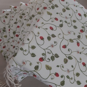 Székpárna szett (10 db-os) - eperke mintával - otthon & életmód - lakástextil - székpárna, huzat - Meska.hu