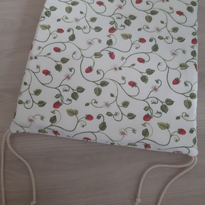 Székpárna szett (10 db-os) - eperke mintával - otthon & életmód - lakástextil - székpárna, huzat - Meska.hu