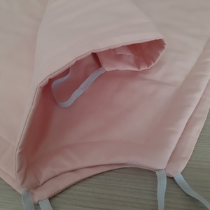 Ovis bélelt derékalj, lepedő - pasztell rózsaszín - játék & sport - ovis felszerelés - ovis lepedő - Meska.hu