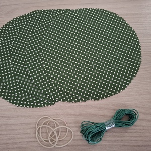 Befőttes tető szett - 5 db-os, zöld pötyis (ubis), Otthon & Életmód, Konyhafelszerelés, tálalás, Konyhai textil, Edényfogó & Edényfedő, Mindenmás, MESKA