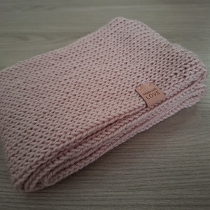 Kötött csősál puha fonalból - pasztell rózsaszín - ruha & divat - sál, sapka, kendő - sál - Meska.hu Kötött csősál puha fonalból - pasztell rózsaszín - ruha & divat - sál, sapka, kendő - sál - Meska.hu