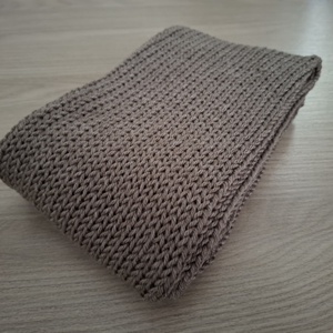 Kötött csősál férfiaknak, puha fonalból - barnásszürke - ruha & divat - sál, sapka, kendő - sál - Meska.hu