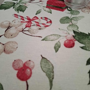 Mikulás zsák - csillogós, téli hangulatú mintával - karácsony - mikulás - mikulás zsák - Meska.hu