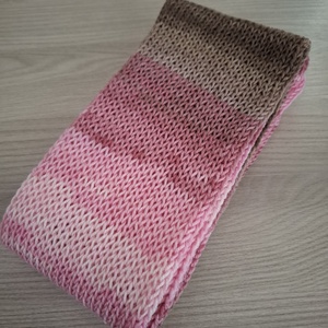 Kötött csősál batikolt fonalból - őszirózsa  - ruha & divat - sál, sapka, kendő - sál - Meska.hu