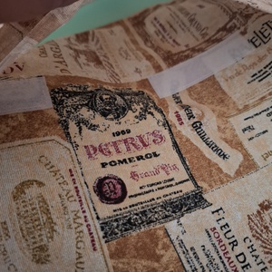 Székpárna szett (4 db-os) - boros címkék, natúr színvilágban - otthon & életmód - lakástextil - székpárna, huzat - Meska.hu