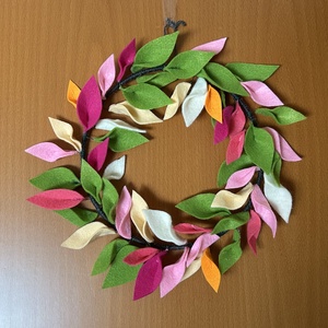 Tavaszi koszorú, Otthon & Életmód, Dekoráció, Ajtó- és ablak dekoráció, Ajtódísz & Kopogtató, Mindenmás, MESKA