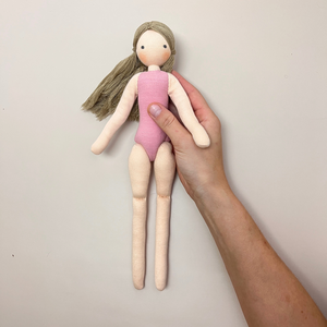 Bogi Baba sárga alapszettben - játék & sport - baba & babaház - öltöztethető baba - Meska.hu