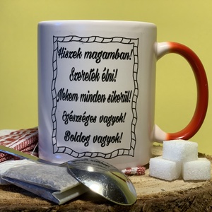 Motivációs varázsbögre - otthon & életmód - konyhafelszerelés, tálalás - tálalás - bögre & csésze - Meska.hu
