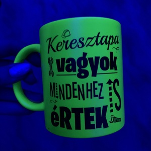 Keresztapa vagyok bögre - otthon & életmód - konyhafelszerelés, tálalás - tálalás - bögre & csésze - Meska.hu