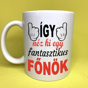 Így néz ki egy fantasztikus FŐNÖK bögre, Otthon & Életmód, Konyhafelszerelés, tálalás, Tálalás, Bögre & Csésze, Mindenmás, MESKA
