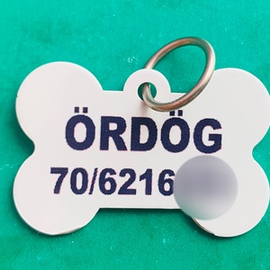 Egyedi nyomtatott kutya/cica biléta - otthon & életmód - kisállatoknak - kutyáknak - kutya biléta - Meska.hu