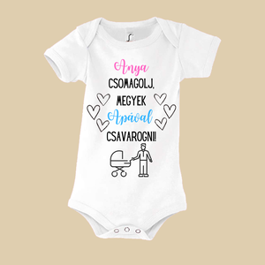Anya csomagolj. Baba body, Baba - mama, Babaruházat, Baba body, Mindenmás, MESKA