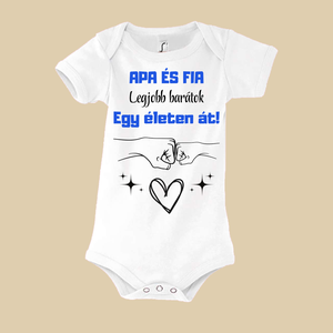 Apa és fia baba body, Baba - mama, Babaruházat, Baba body, Mindenmás, MESKA