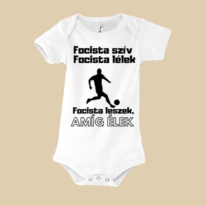 Focista szív baba body, Baba - mama, Babaruházat, Baba body, Mindenmás, MESKA