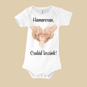 Hamarosan család leszünk baba Bódy, Baba - mama, Babaruházat, Baba body, Mindenmás, MESKA