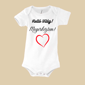 Hello világ baba Bódy, Baba - mama, Babaruházat, Baba body, Mindenmás, MESKA