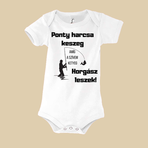 Ponty, harcsa, keszeg baba body, Baba - mama, Babaruházat, Baba body, Mindenmás, MESKA