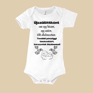 Újszülöttként baba body, Baba - mama, Babaruházat, Baba body, Mindenmás, MESKA