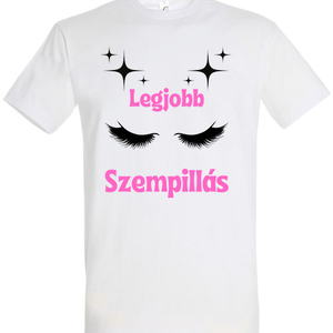 Legjobb szempillás, póló, Ruha & Divat, Női ruha, Póló, felső, , MESKA