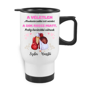 A véletlen munkatársakká, autós termo bögre, Otthon & Életmód, Konyhafelszerelés, tálalás, Tálalás, Bögre & Csésze, , MESKA