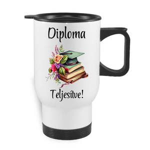 Diploma teljesítve, termo autós bögre, Otthon & Életmód, Konyhafelszerelés, tálalás, Tálalás, Bögre & Csésze, , MESKA