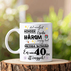 Azt mondják minden csoda, bögre, Otthon & Életmód, Konyhafelszerelés, tálalás, Tálalás, Bögre & Csésze, , MESKA