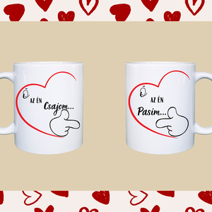 Ő az én csajom (2 db os szett), Otthon & Életmód, Konyhafelszerelés, tálalás, Tálalás, Bögre & Csésze, , MESKA