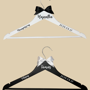 Fekete- fehér vállfa, Esküvő, Ruha, Vállfa, , MESKA