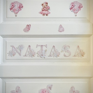 Ajtódísz rózsa mintával, Otthon & Életmód, Dekoráció, Ajtó- és ablak dekoráció, Ajtódísz & Kopogtató, , MESKA