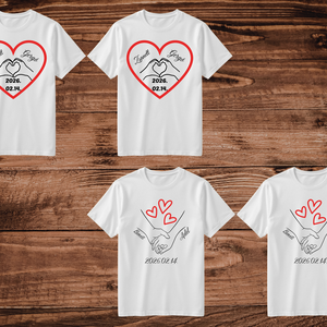 Kézfogós póló szett - Meska.hu