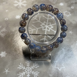 Márványos üveggyöngy karkötő, Ékszer, Karkötő, Gyöngyös karkötő, Ékszerkészítés, Gyöngyfűzés, gyöngyhímzés, MESKA