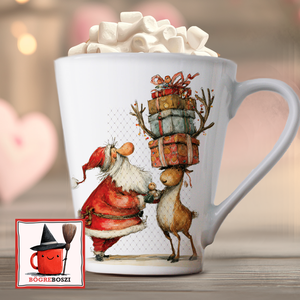 Karácsonyi Latte Bögre  /  Télapó és Rudolf, Otthon & Életmód, Konyhafelszerelés, tálalás, Tálalás, Bögre & Csésze, Mindenmás, MESKA