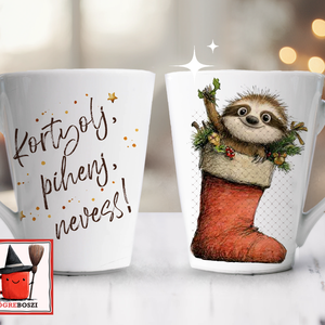 Karácsonyi Lajháros Latte Bögre  / Kukucs - otthon & életmód - konyhafelszerelés, tálalás - tálalás - bögre & csésze - Meska.hu