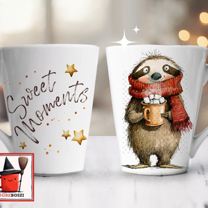 Karácsonyi Lajháros Latte Bögre  / Chocolate - otthon & életmód - konyhafelszerelés, tálalás - tálalás - bögre & csésze - Meska.hu