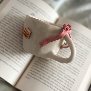 Könyvmoly bögre, Otthon & Életmód, Konyhafelszerelés, tálalás, Tálalás, Bögre & Csésze, Agyagozás, MESKA