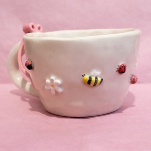 Tavaszi bögre II., Otthon & Életmód, Konyhafelszerelés, tálalás, Tálalás, Bögre & Csésze, Agyagozás, MESKA